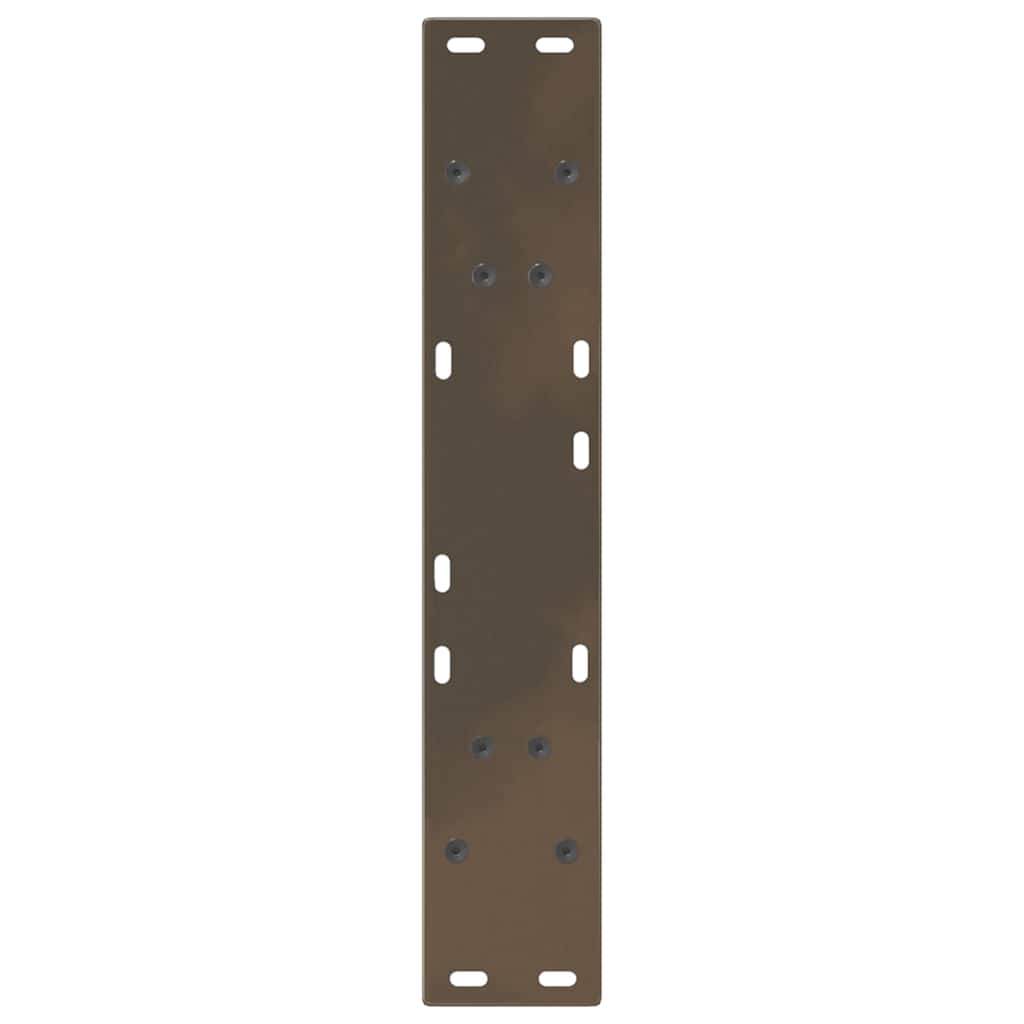 Noge za blagovaonski stol V-oblik 2 kom Prirodni čelik 50 x (72-73,3) cm Čelik