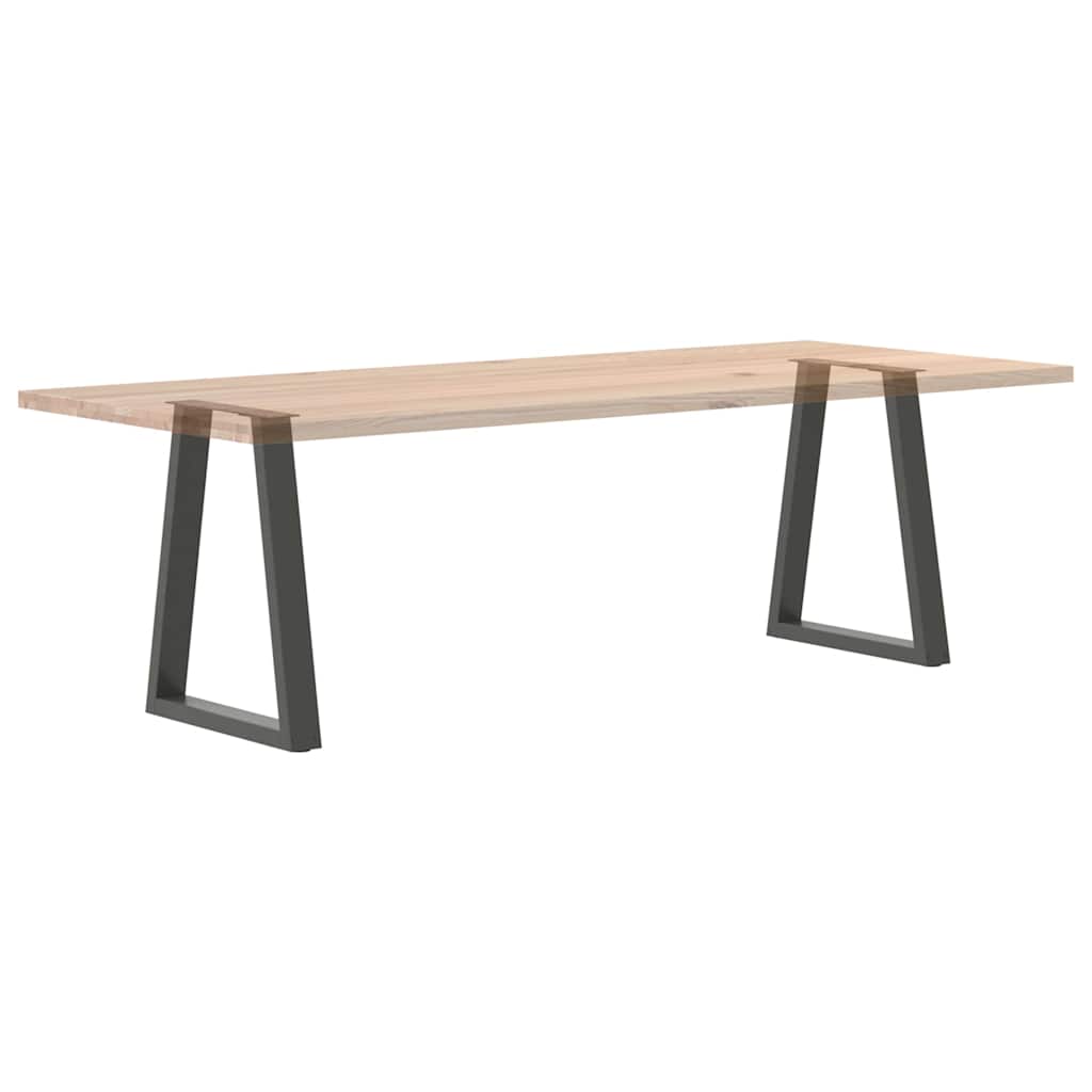 Noge za blagovaonski stol V-oblika 2 kom antracit 60 x (72-73,3) cm čelik