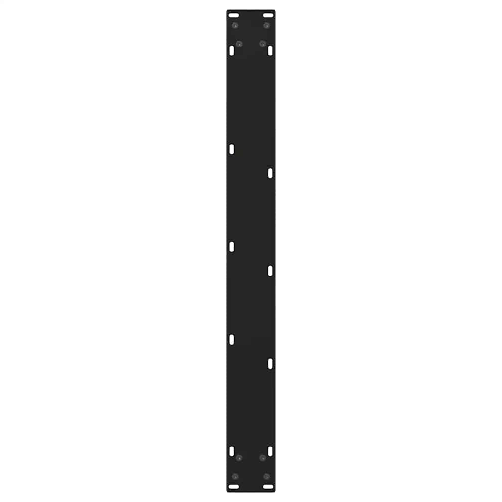 Noge za blagovaonski stol V-oblika 2 kom Crne 80 x (72-73,3) cm Čelik