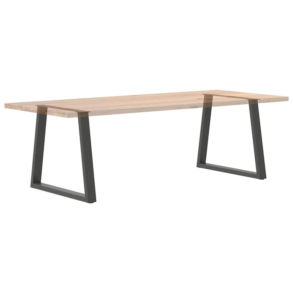 Noge za blagovaonski stol V-oblika 2 kom antracit 80 x (72-73,3) cm čelik