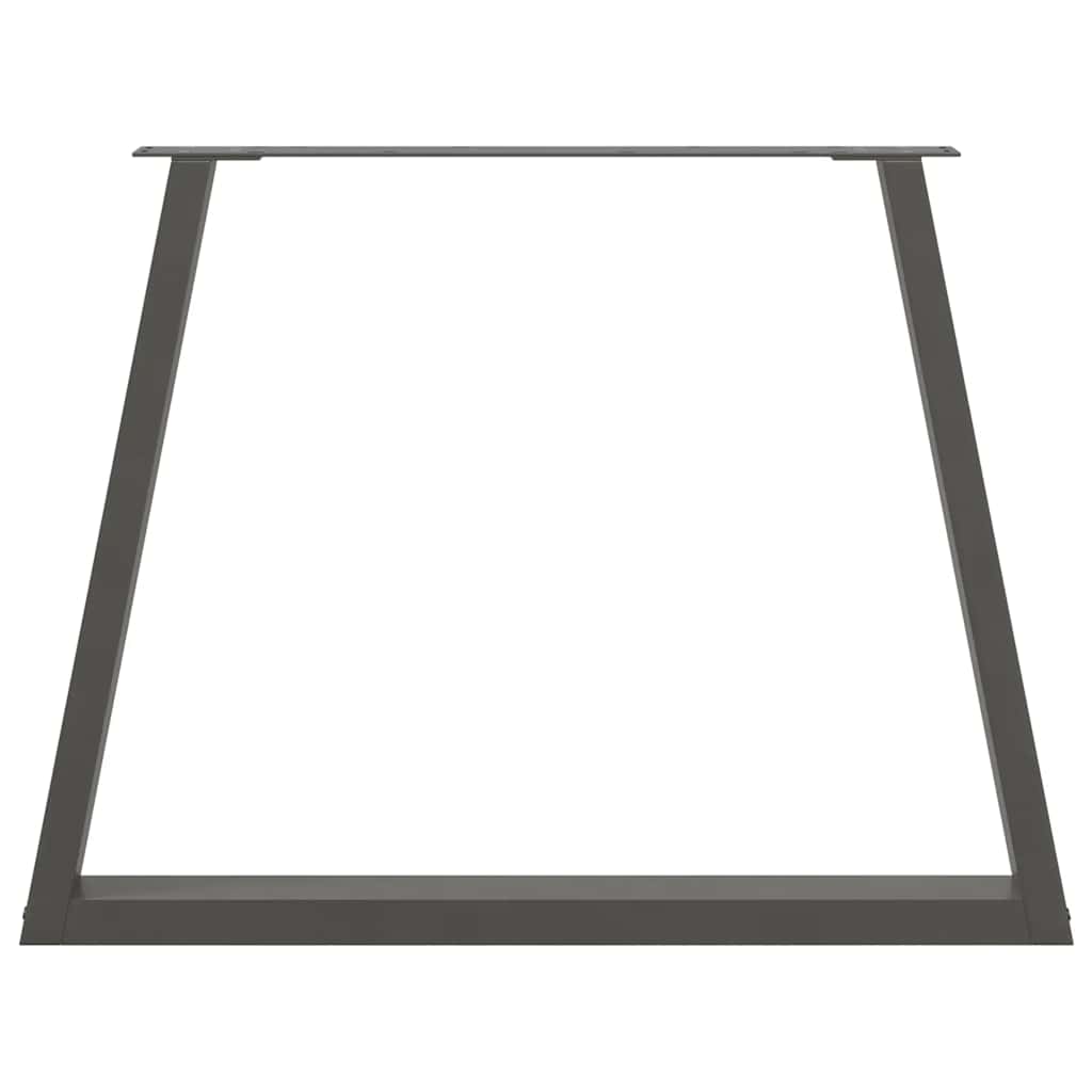 Noge za blagovaonski stol V-oblika 2 kom antracit 90 x (72-73,3) cm čelik