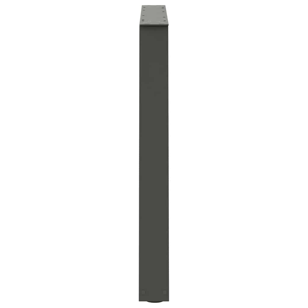 Noge za blagovaonski stol V-oblika 2 kom antracit 90 x (72-73,3) cm čelik