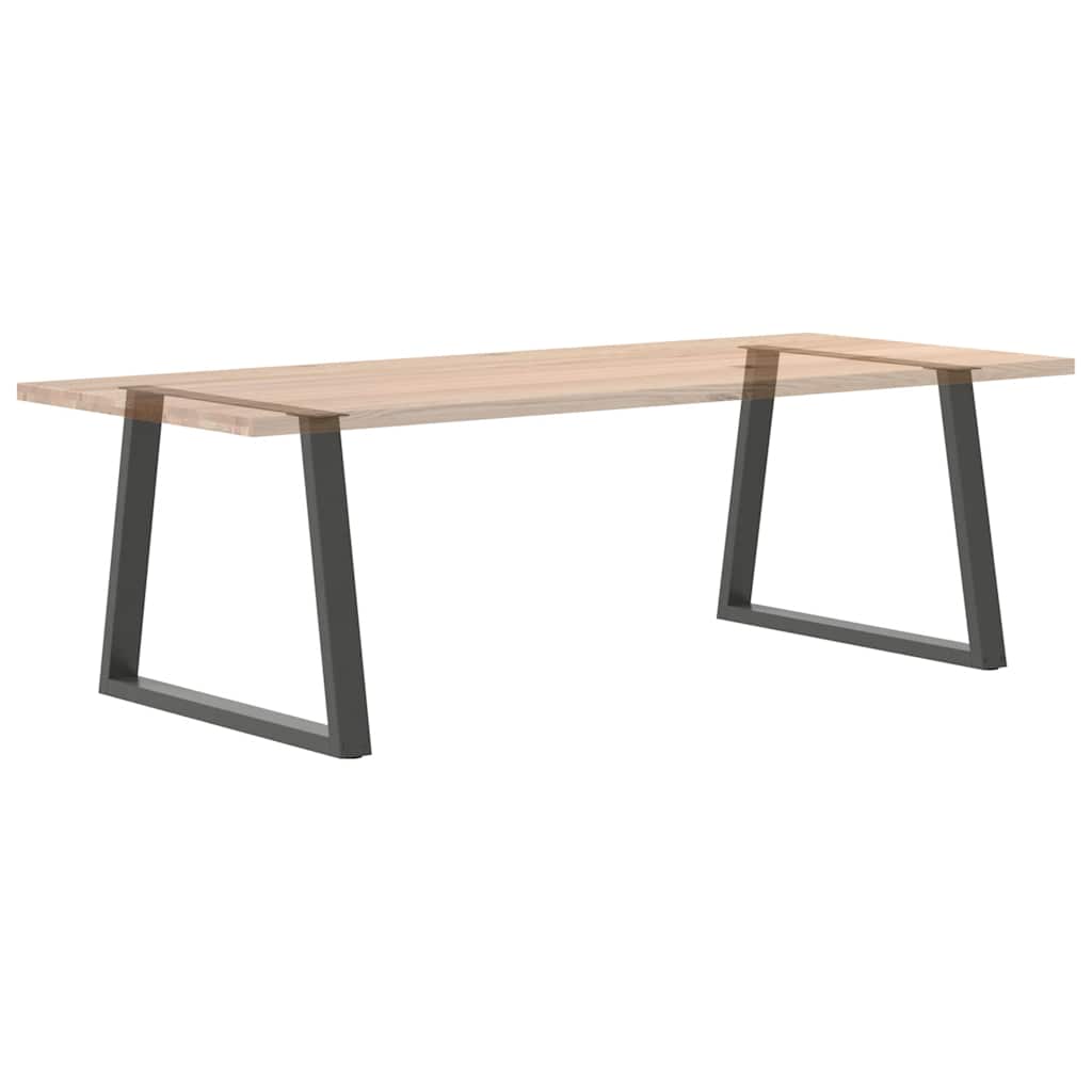 Noge za blagovaonski stol V-oblika 2 kom antracit 90 x (72-73,3) cm čelik
