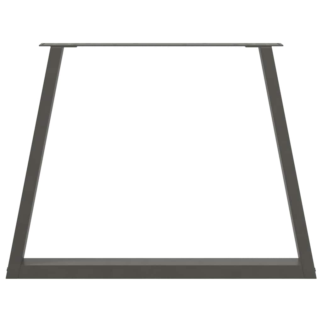 Noge za blagovaonski stol V-oblika 2 kom antracit 100 x (72-73,3) cm čelik