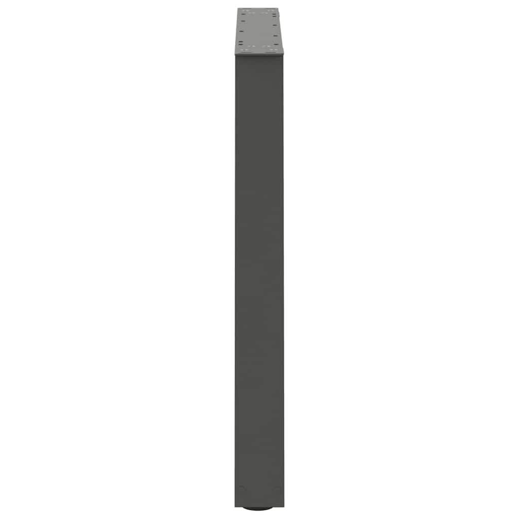 Noge za blagovaonski stol V-oblik 3 kom antracit 80 x (72-73,3) cm čelik