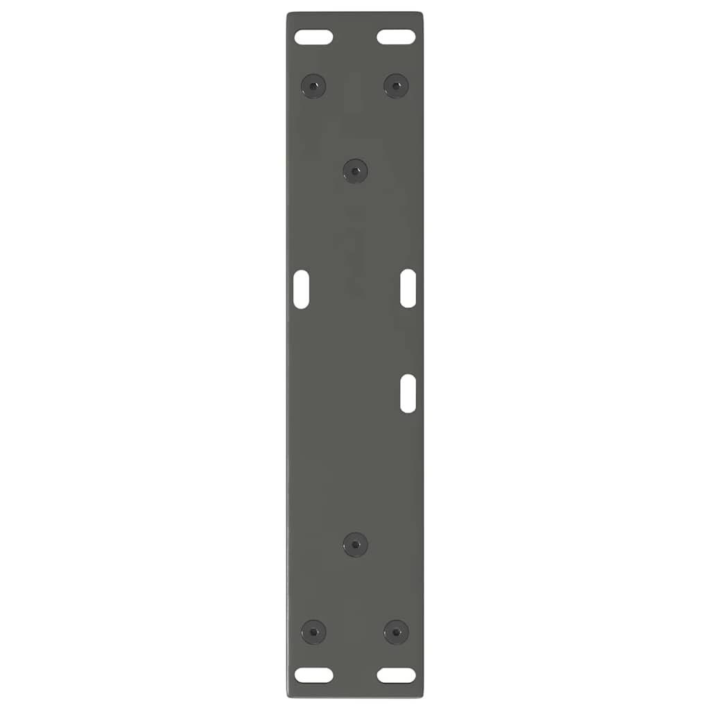 Noge za klub stolić V-oblika 2 kom antracit 30 x (30-31,3) cm čelik