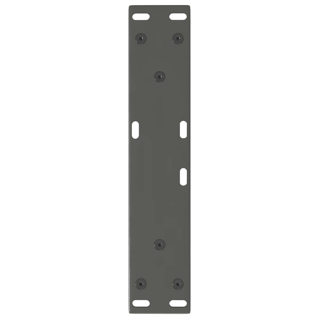 Noge za klub stolić V-oblika 2 kom antracit 40 x (30-31,3) cm čelik