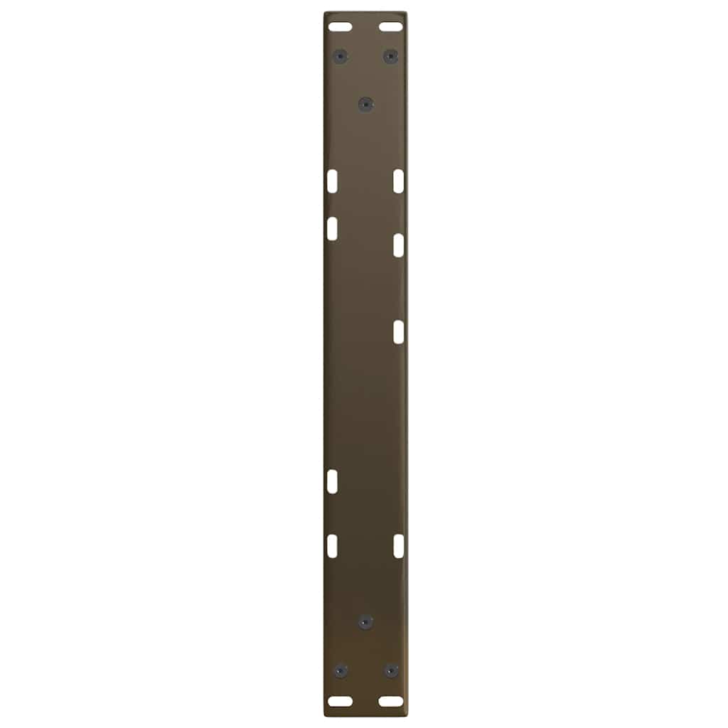 Noge za klub stolić V-oblik 2 kom Prirodni čelik 50 x (30-31,3) cm Čelik