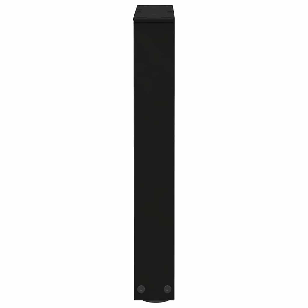 Noge za klub stolić V-oblika 2 kom Crne 28 x (42-43,3) cm Čelik