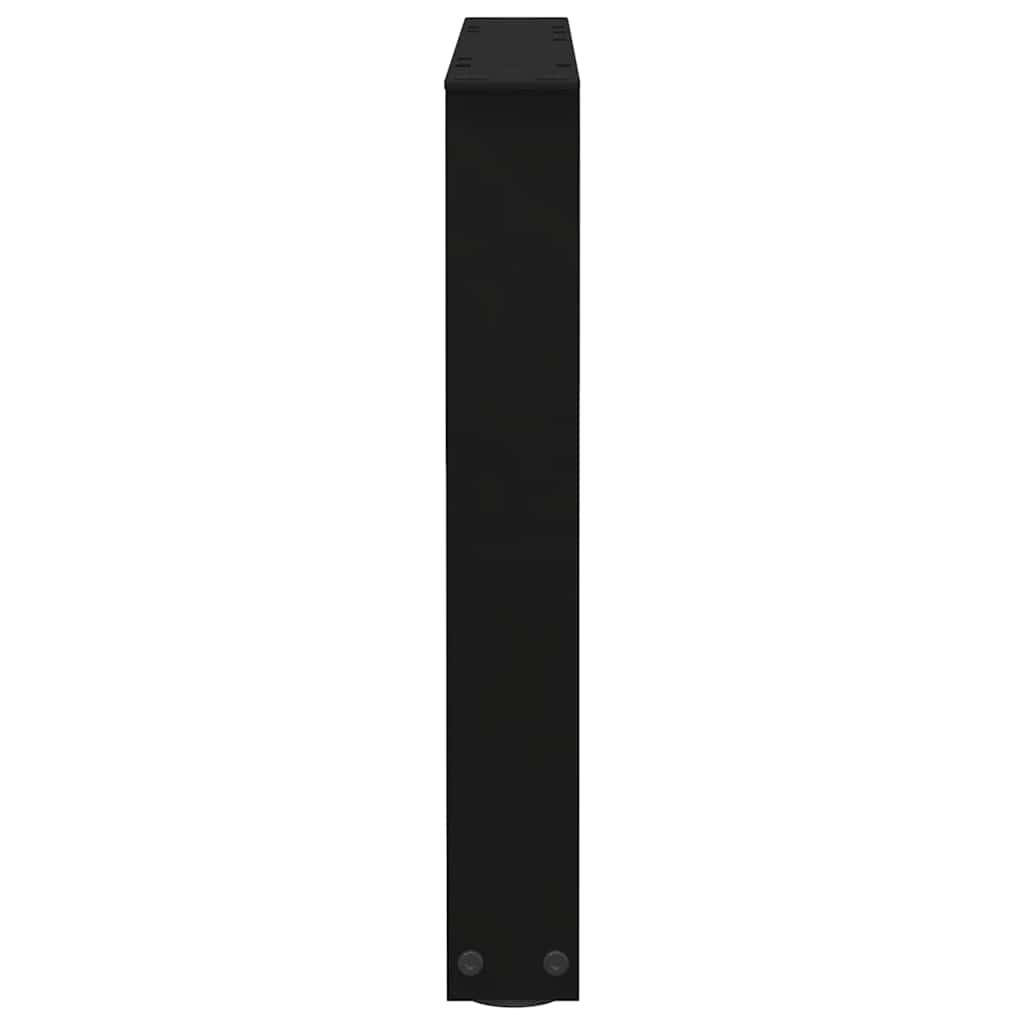 Noge za klub stolić V-oblika 2 kom Crne 50 x (42-43,3) cm Čelik