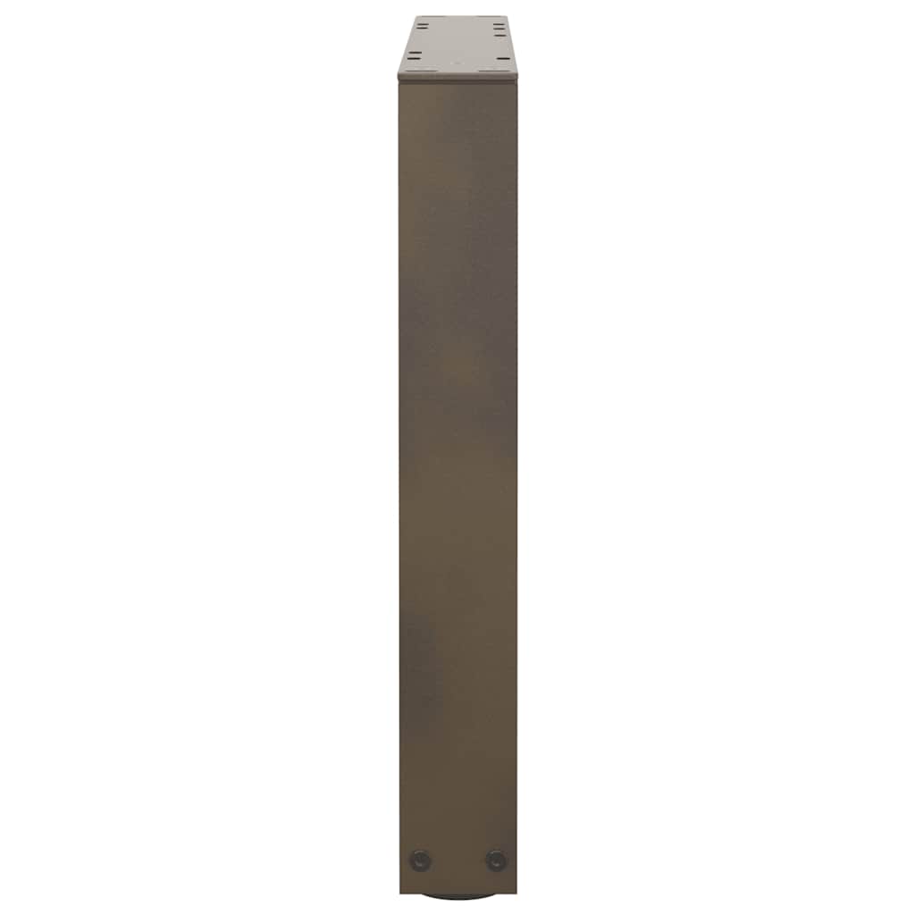 Noge za klub stolić V-oblik 2 kom Prirodni čelik 60 x (42-43,3) cm Čelik