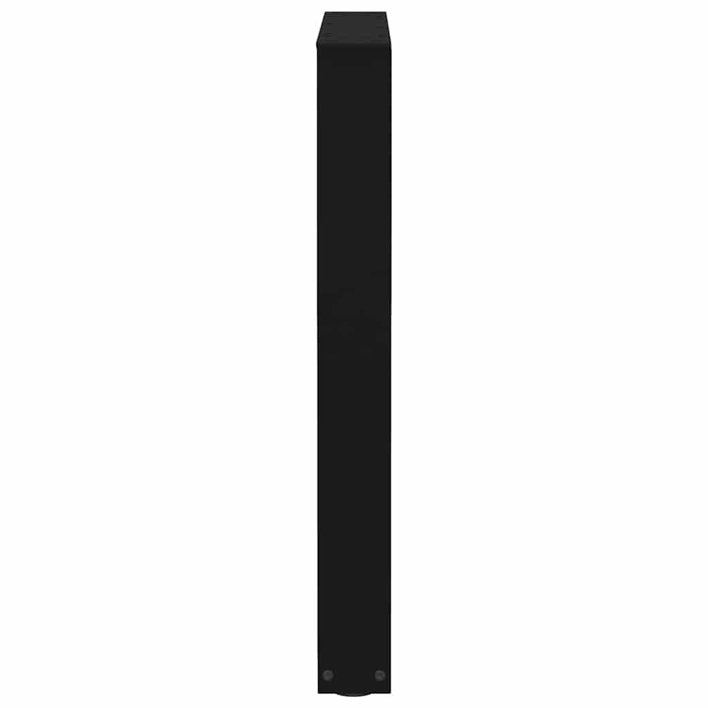 Noge za blagovaonski stol V-oblika 2 kom Crne 60 x (72-73,3) cm Čelik