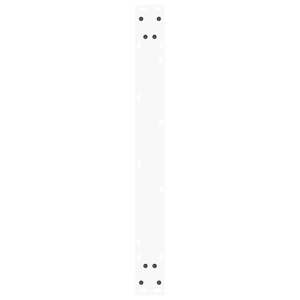 Noge za blagovaonski stol V-oblik 2 kom Bijele 80 x (72-73,3) cm Čelik