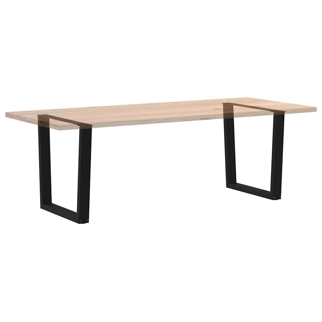 Noge za blagovaonski stol V-oblika 2 kom Crne 90 x (72-73,3) cm Čelik