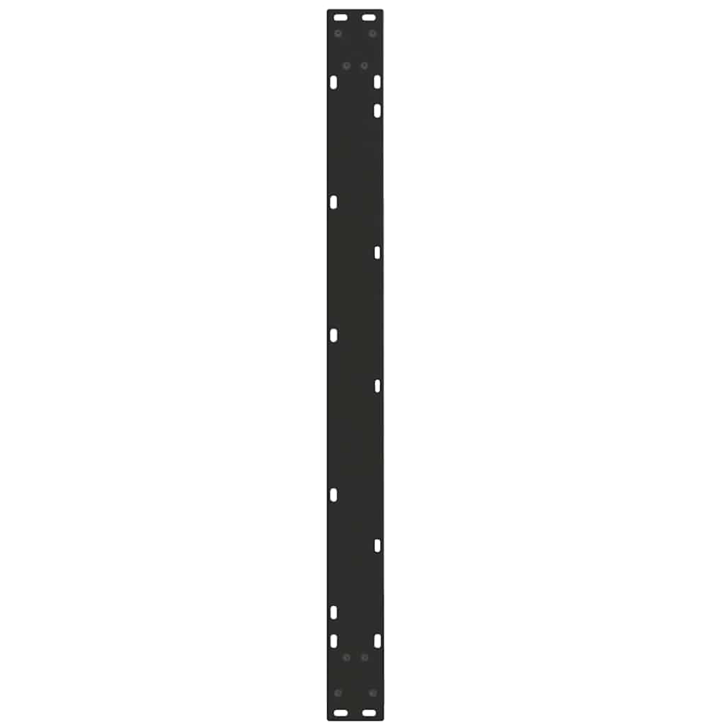 Noge za blagovaonski stol V-oblika 2 kom Crne 100 x (72-73,3) cm Čelik