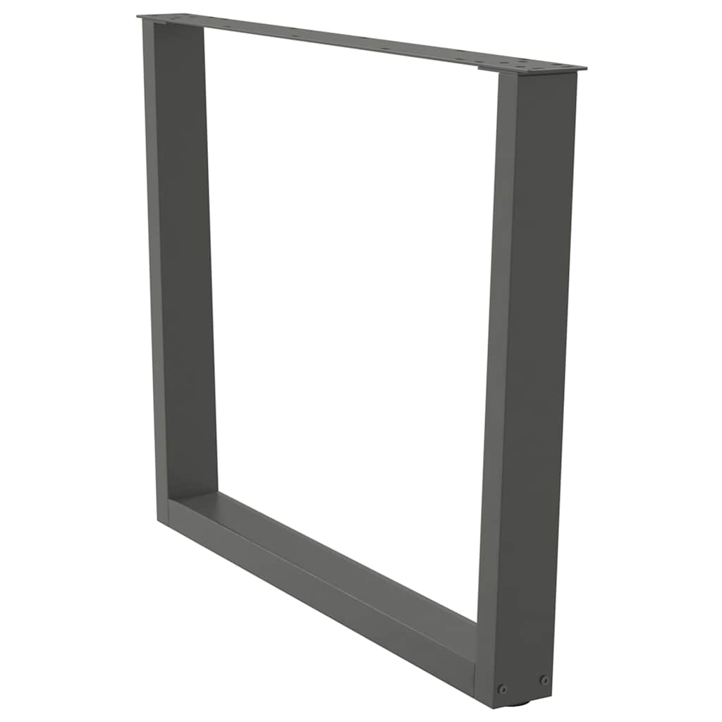 Noge za blagovaonski stol V-oblika 2 kom antracit 100 x (72-73,3) cm čelik