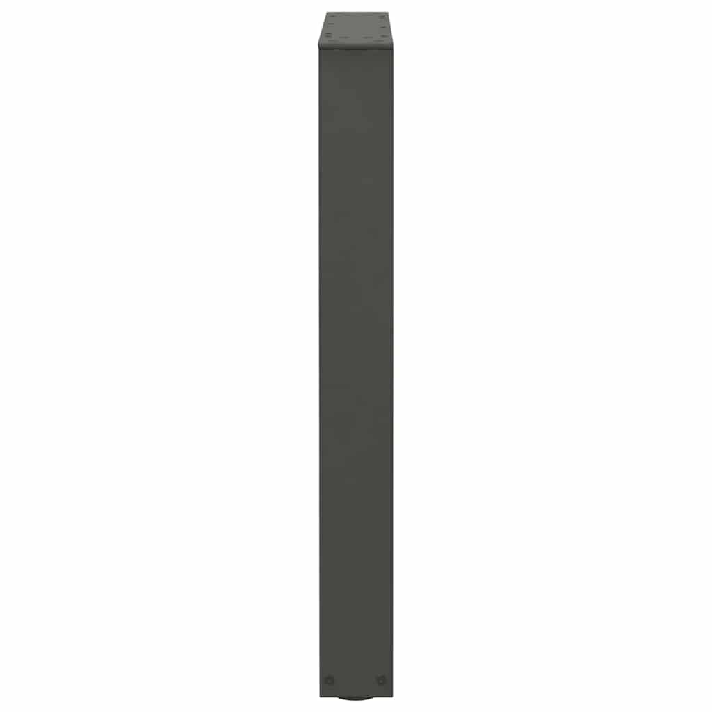Noge za blagovaonski stol V-oblika 3 kom antracit 70 x (72-73,3) cm čelik