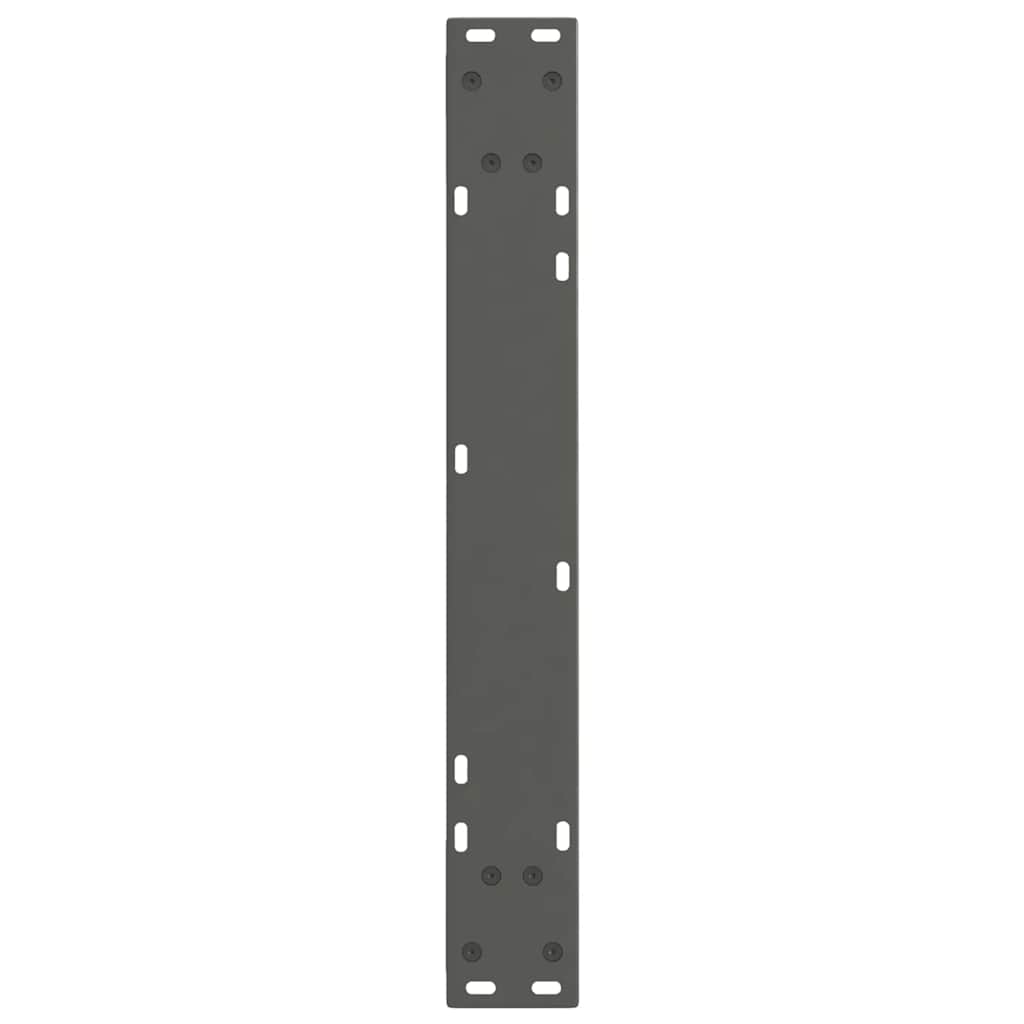 Noge za blagovaonski stol V-oblika 3 kom antracit 70 x (72-73,3) cm čelik