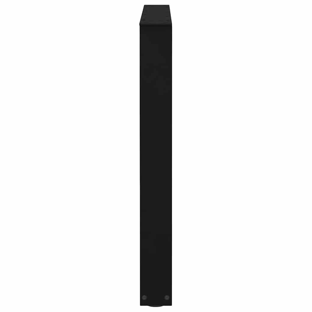 Noge za blagovaonski stol V-oblik 3 kom Crne 80 x (72-73,3) cm Čelik