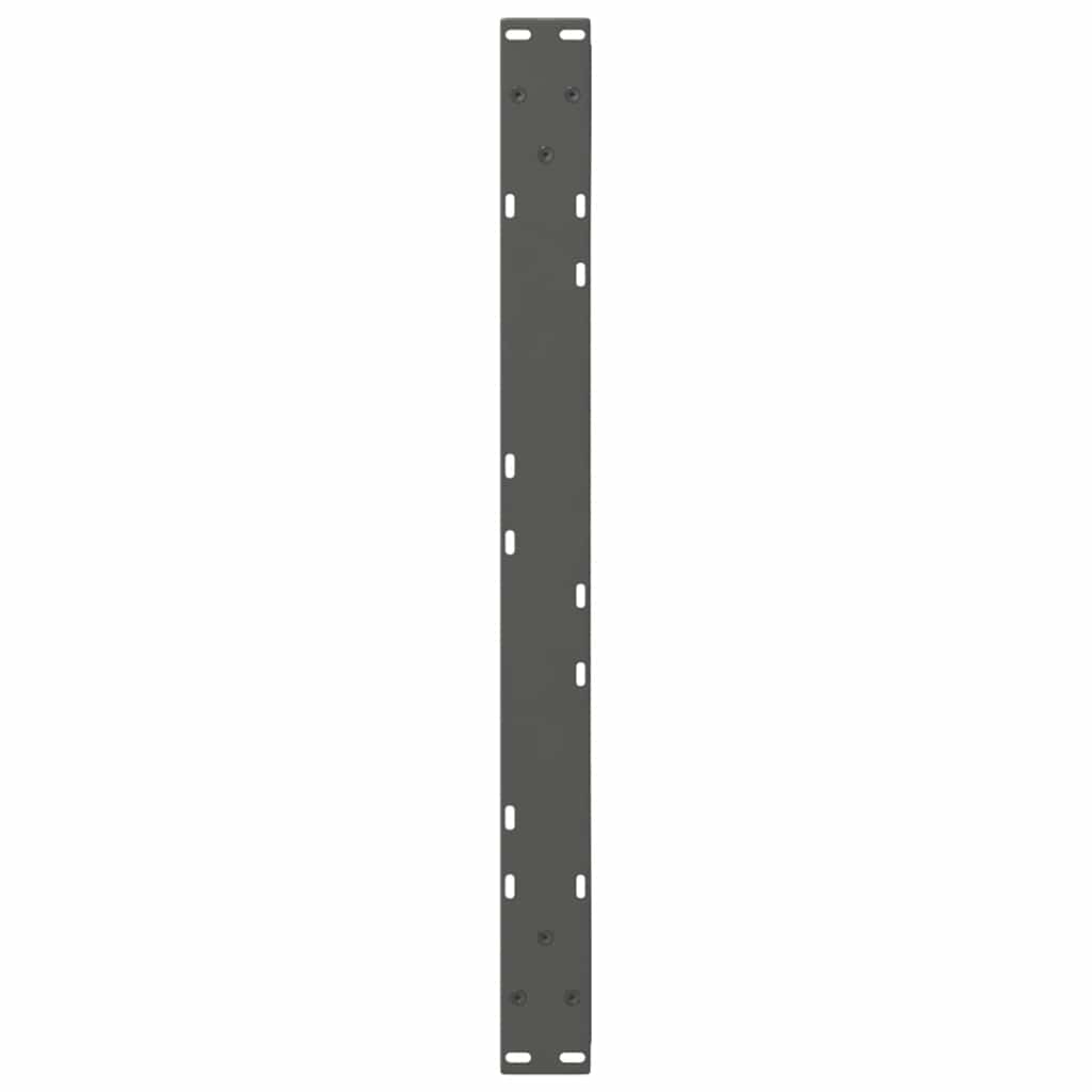 Noge za klub stolić 2 kom. antracit 70 x (30-31,3) cm čelik