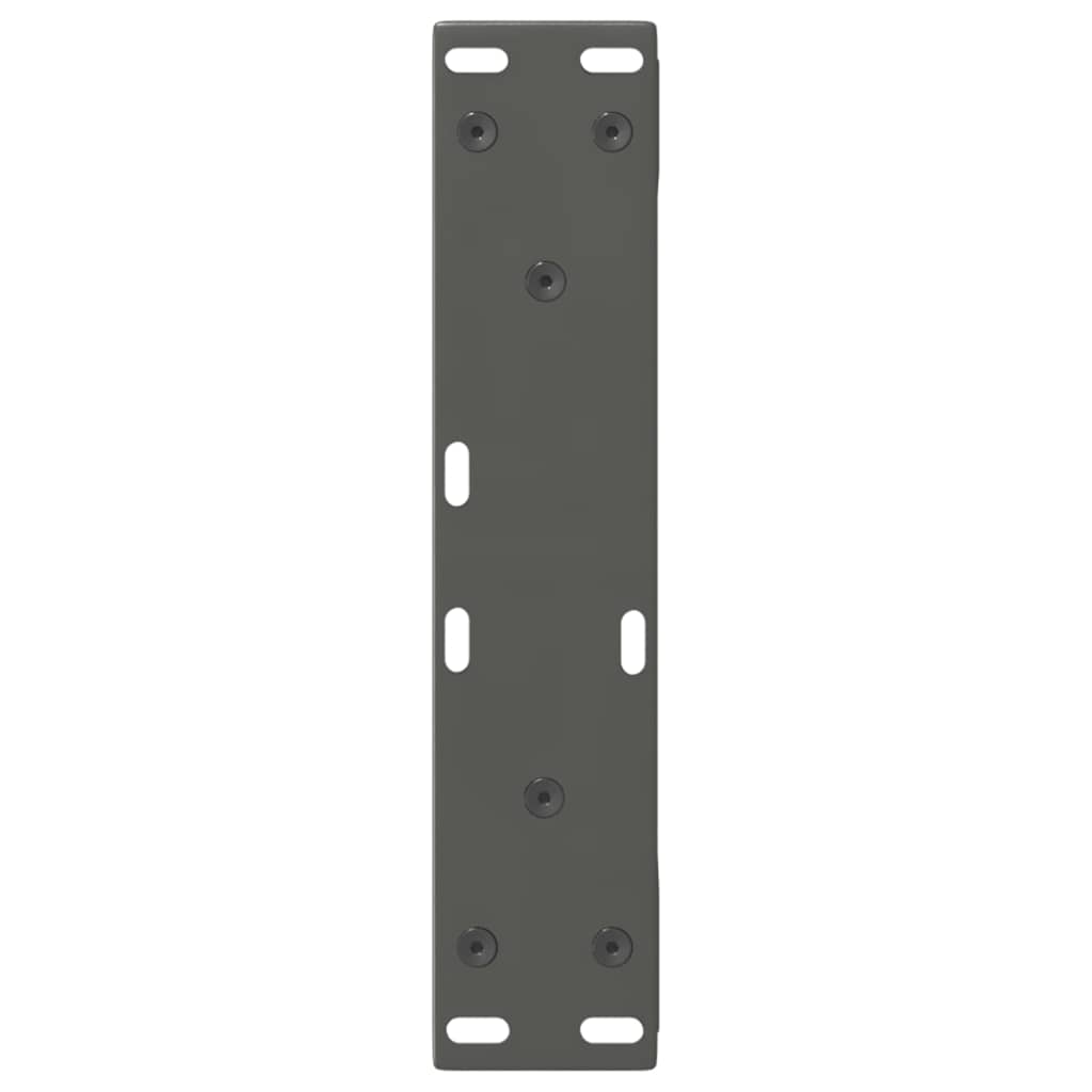 Noge za klub stolić 2 kom. antracit 28 x (42-43,3) cm čelik