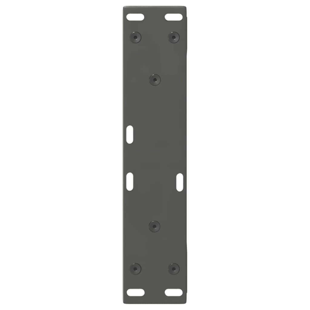 Noge za klub stolić 2 kom. antracit 38 x (42-43,3) cm čelik
