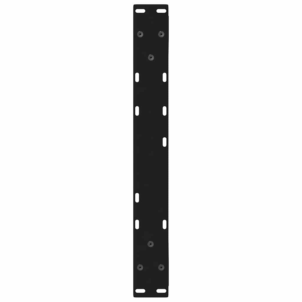 Noge za klub stolić 2 kom Crne 50 x (42-43,3) cm Čelične
