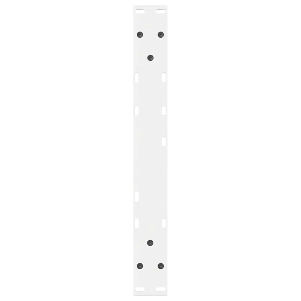 Noge za klub stolić 2 kom Bijele 60 x (42-43,3) cm Čelik