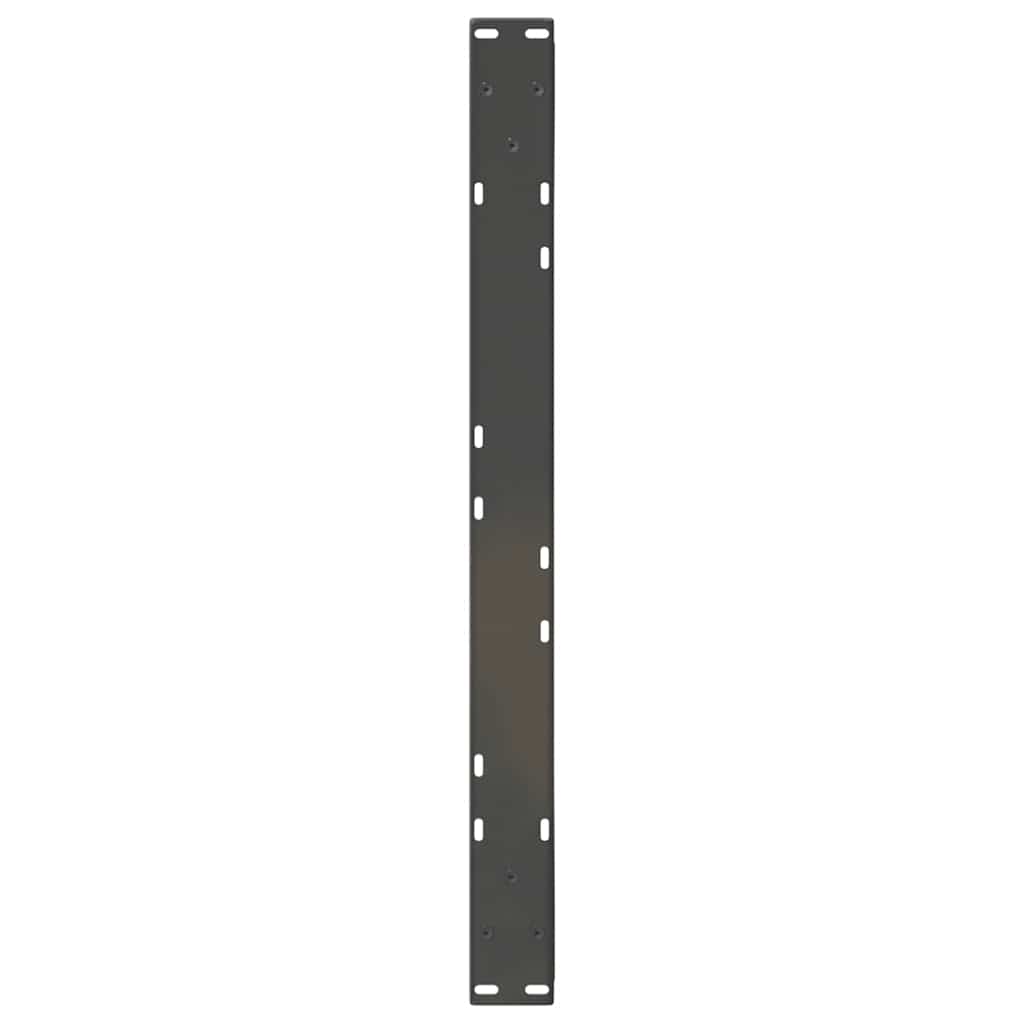 Noge za klub stolić 2 kom. antracit 70 x (42-43,3) cm čelik