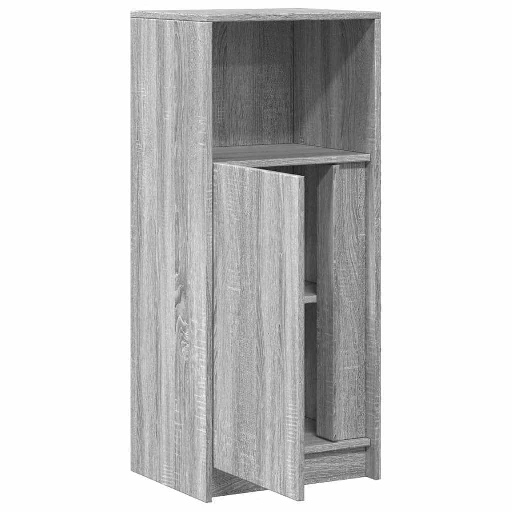 Komoda s LED svjetlima boja hrasta sonome 42,5x34x100 cm drvena