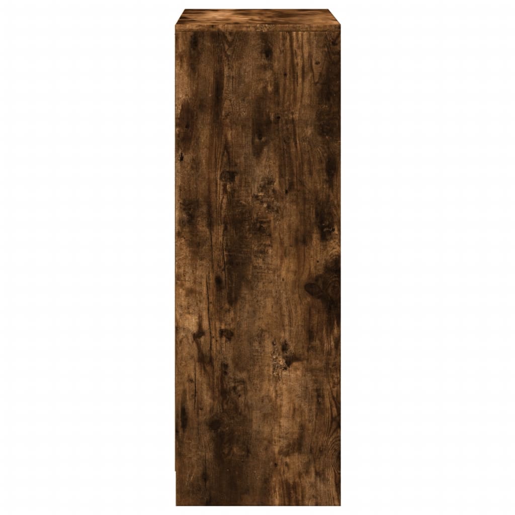 Komoda s LED svjetlima boja hrasta 72 x 34 x 100 cm drvena