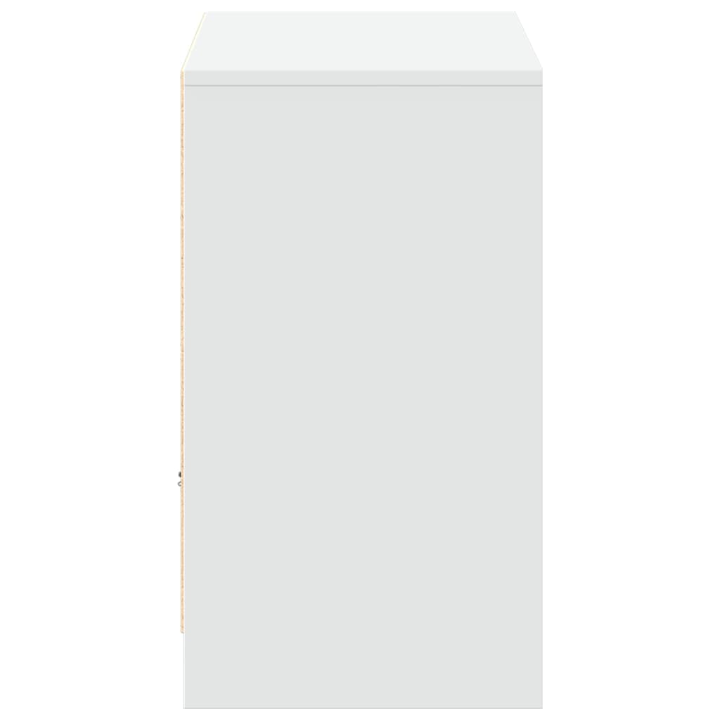 TV ormarić LED bijeli 91x34x61 cm od konstruiranog drva