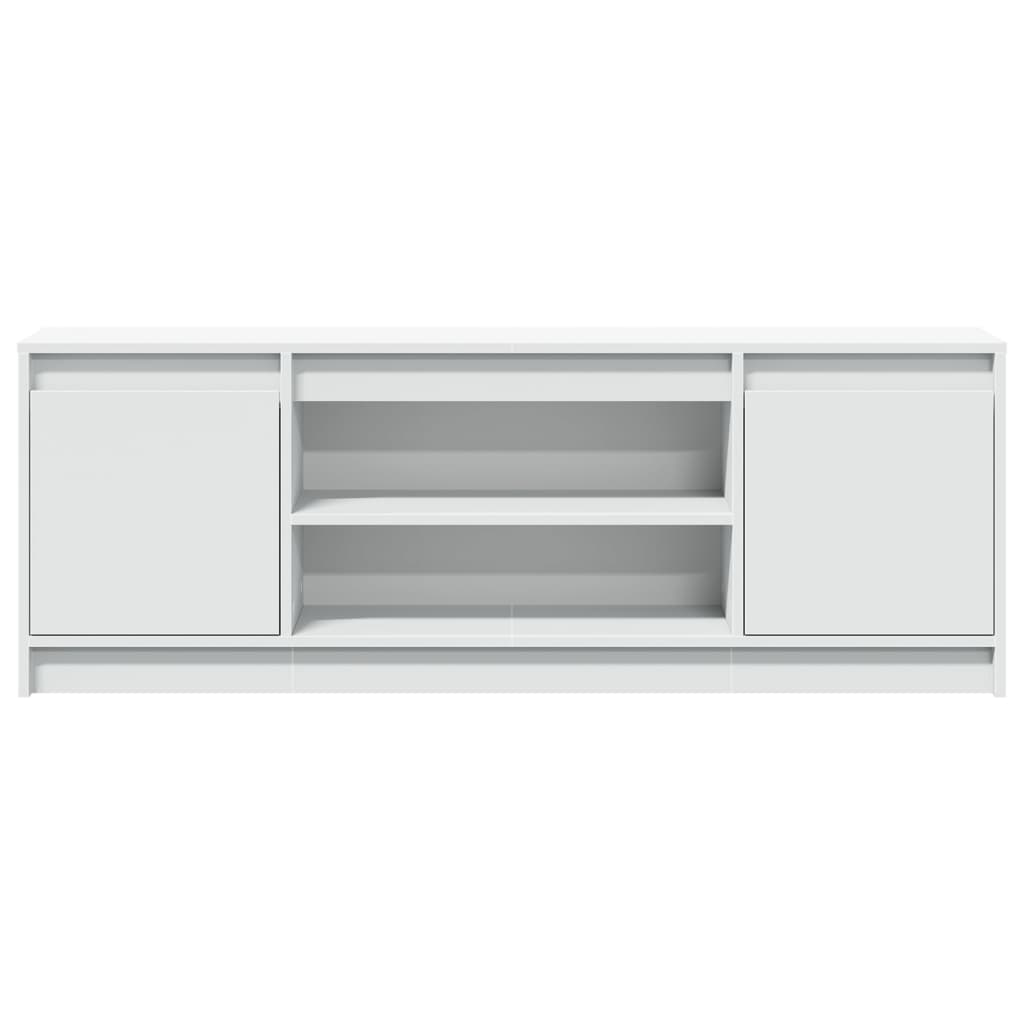 TV ormarić LED bijeli 139,5x34x50 cm od konstruiranog drva