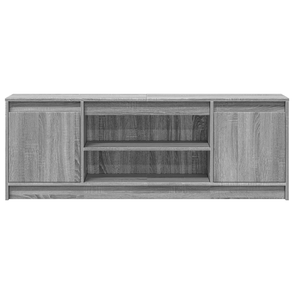 TV ormarić s LED svjetlima boja hrasta 139,5x34x50 cm drveni