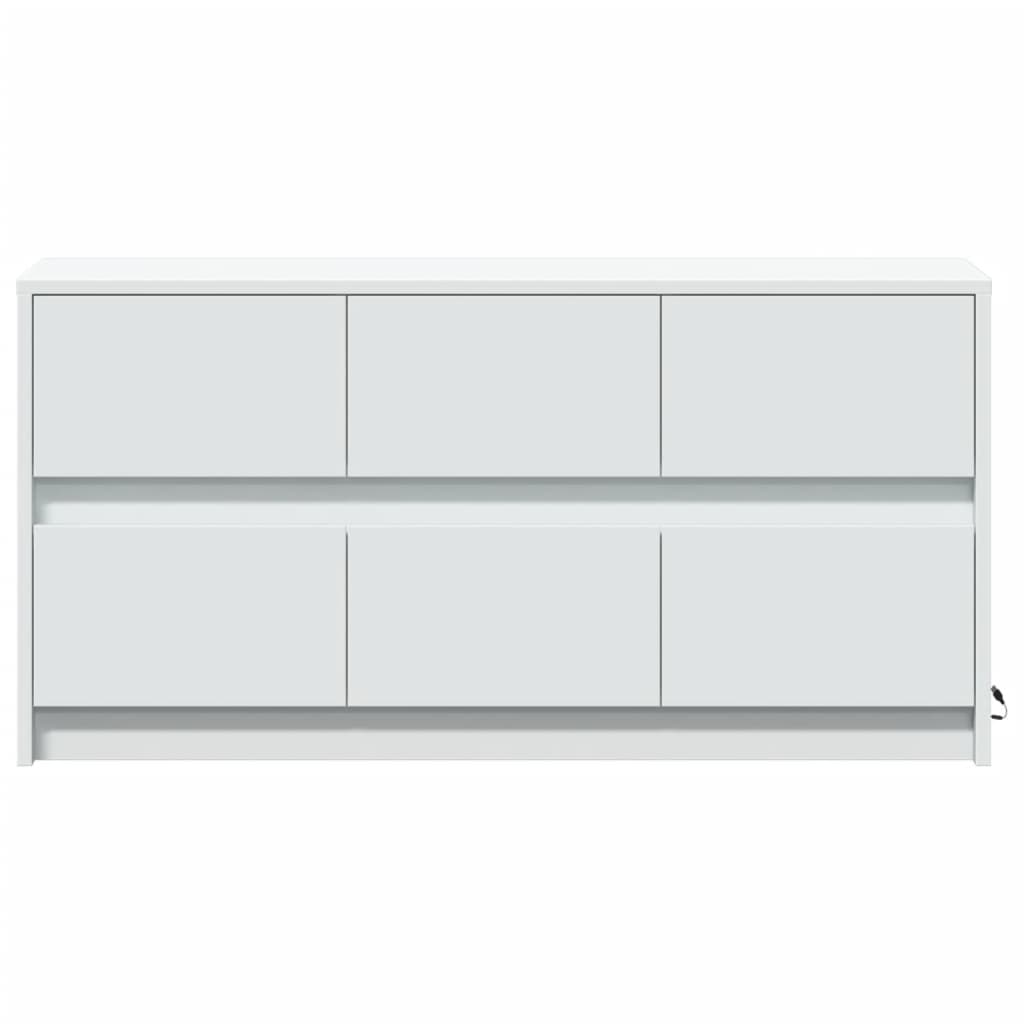 TV ormarić LED bijeli 100 x 34 x 50 cm od konstruiranog drva