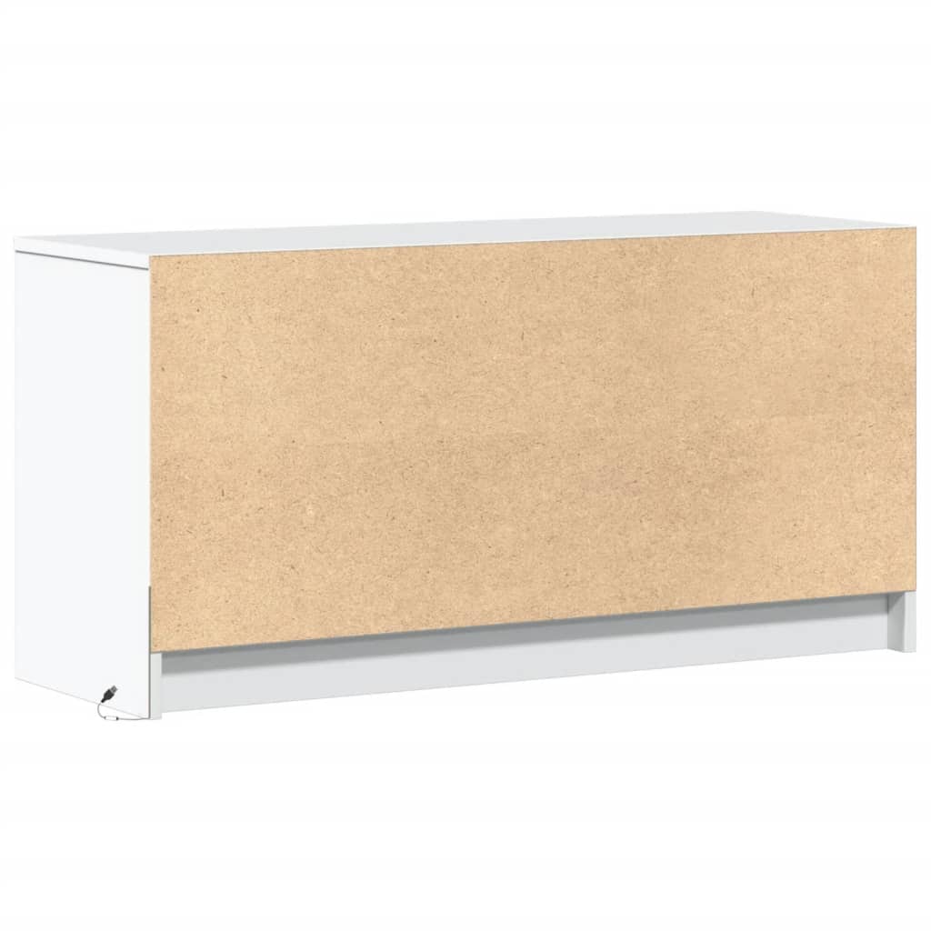 TV ormarić LED bijeli 100 x 34 x 50 cm od konstruiranog drva