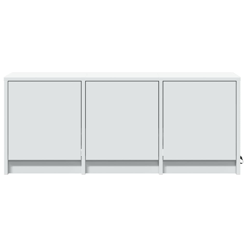 TV ormarić LED bijeli 97x34x40 cm od konstruiranog drva