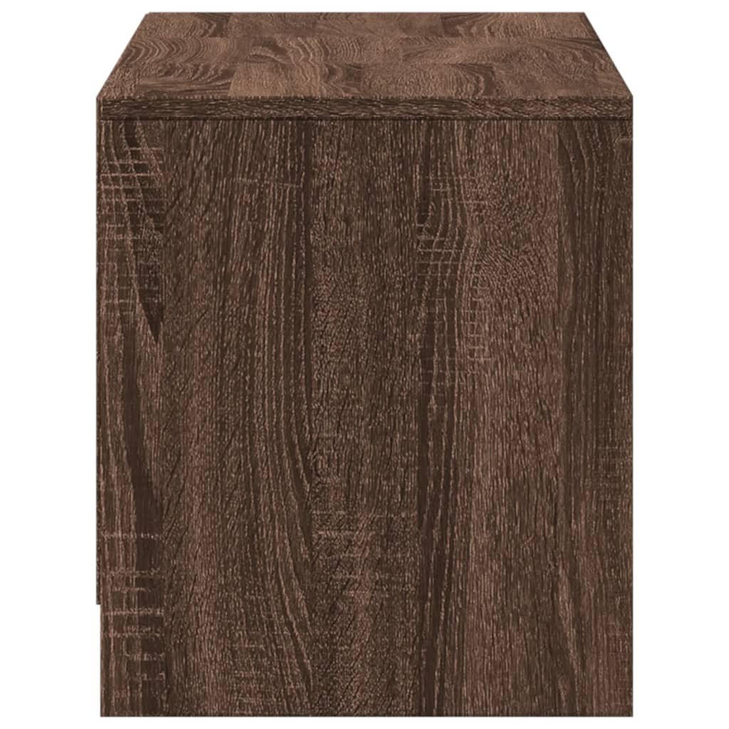 TV ormarić s LED svjetlima boja hrasta 97x34x40 cm drveni