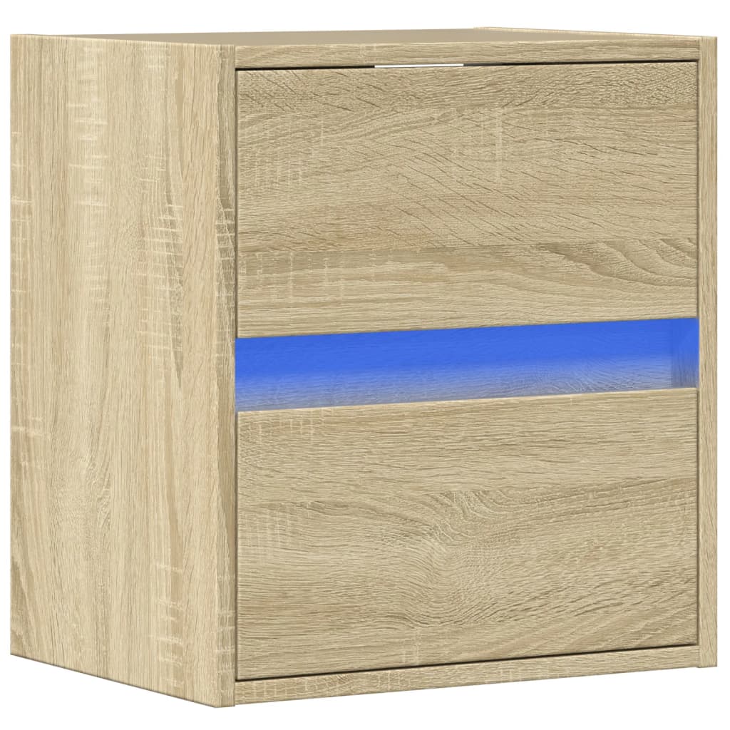 Zidni TV ormarić LED boja hrasta sonome 41x31x45 cm