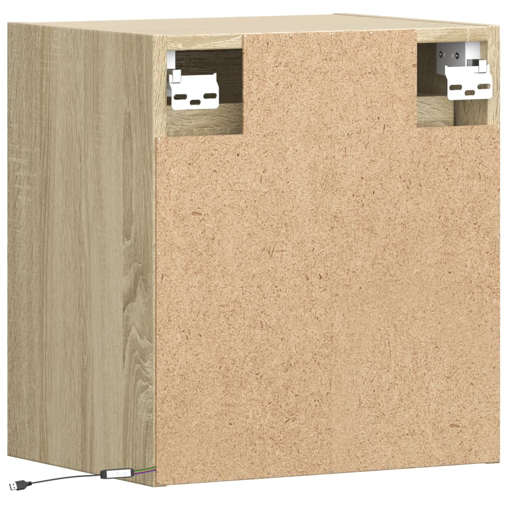 Zidni TV ormarić LED boja hrasta sonome 41x31x45 cm