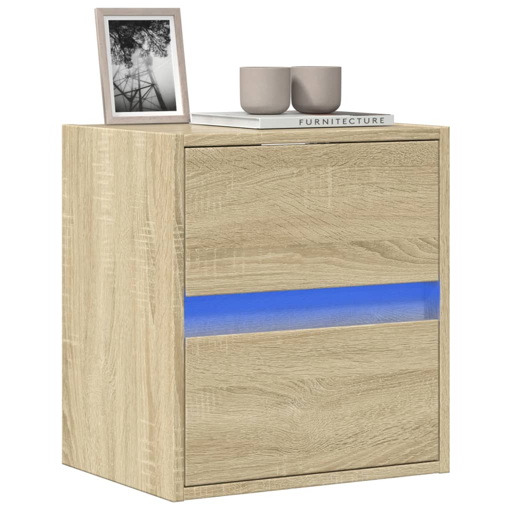 Zidni TV ormarić LED boja hrasta sonome 41x31x45 cm