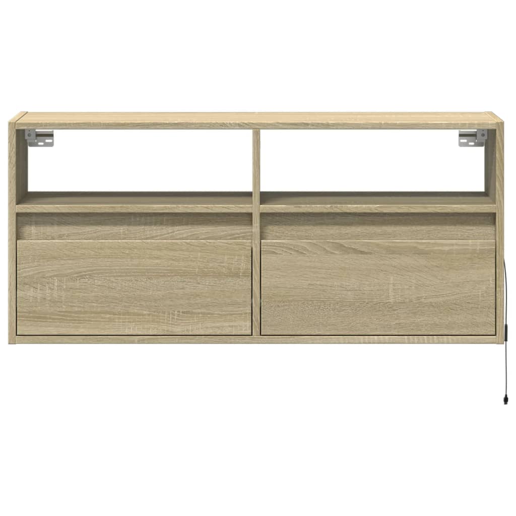Zidni TV ormarić LED boja hrasta sonome 100x31x45 cm