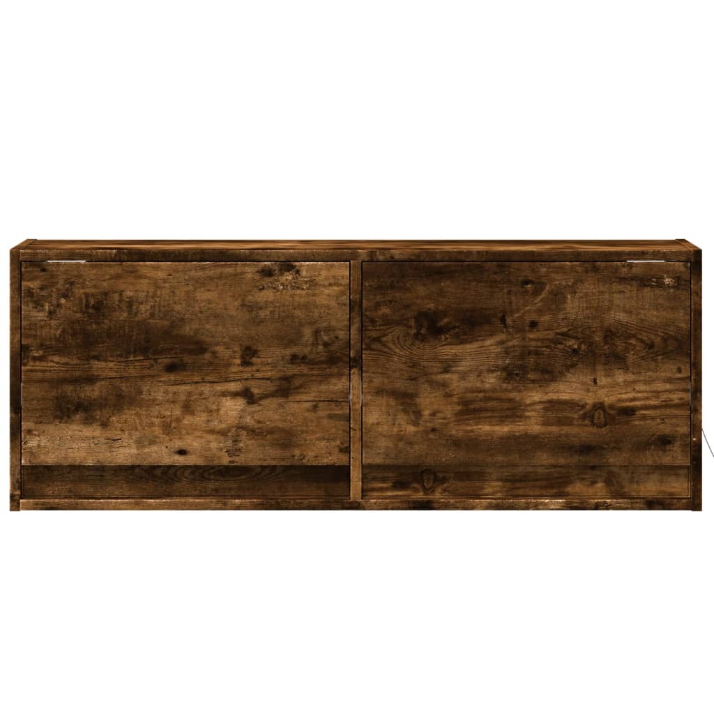 Zidni TV ormarić LED boja dimljenog hrasta 100x31x38 cm