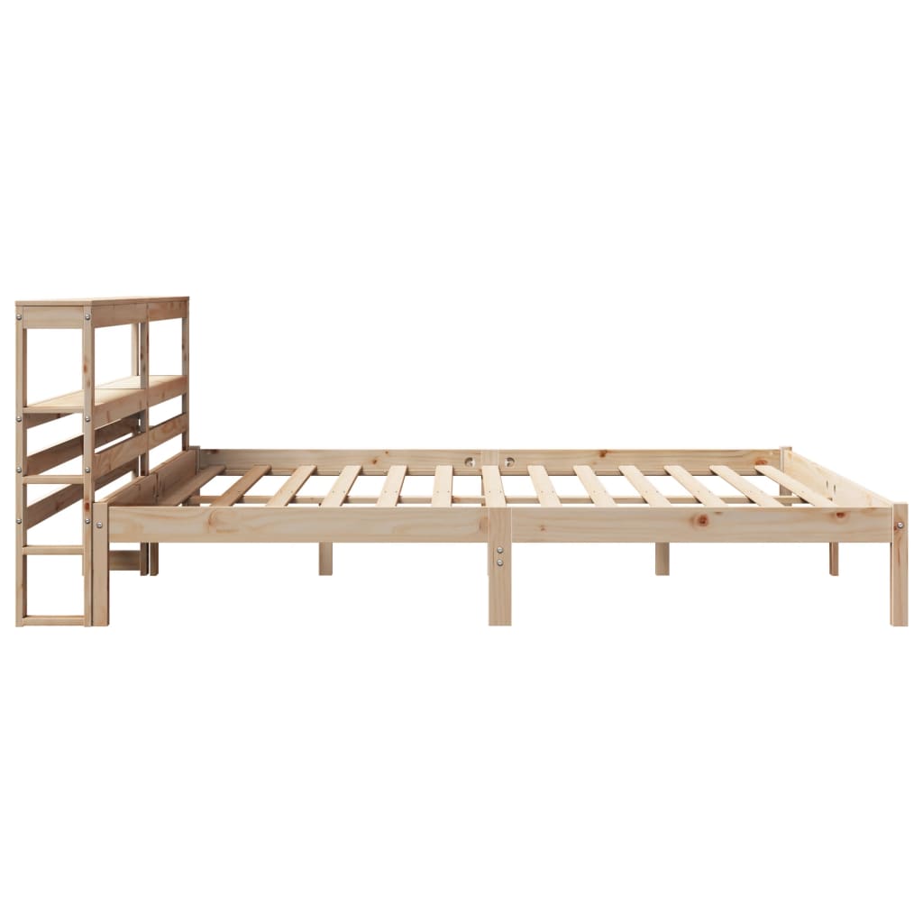 Okvir kreveta bez madraca 180 x 200 cm od masivne borovine