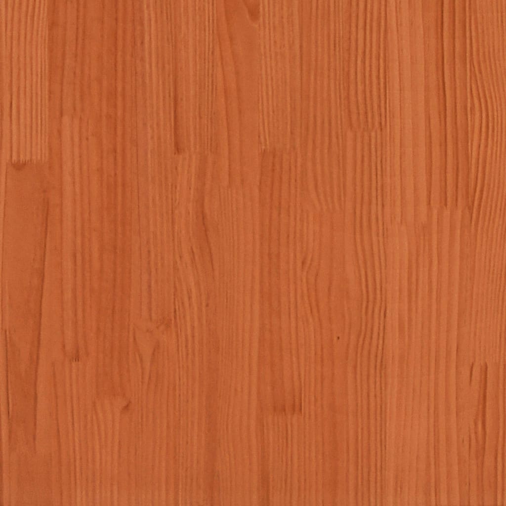 Okvir kreveta bez madraca voštano smeđi 120x190 cm od borovine