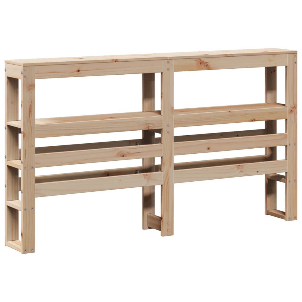 Krevet za starije s uzglavljem 140x190 cm od borovine