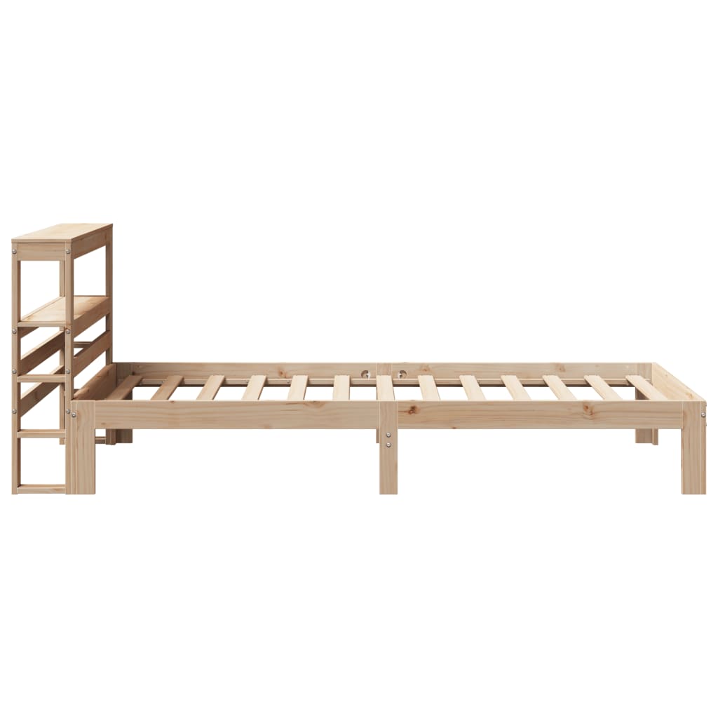 Okvir kreveta s uzglavljem 75x190 cm od borovine