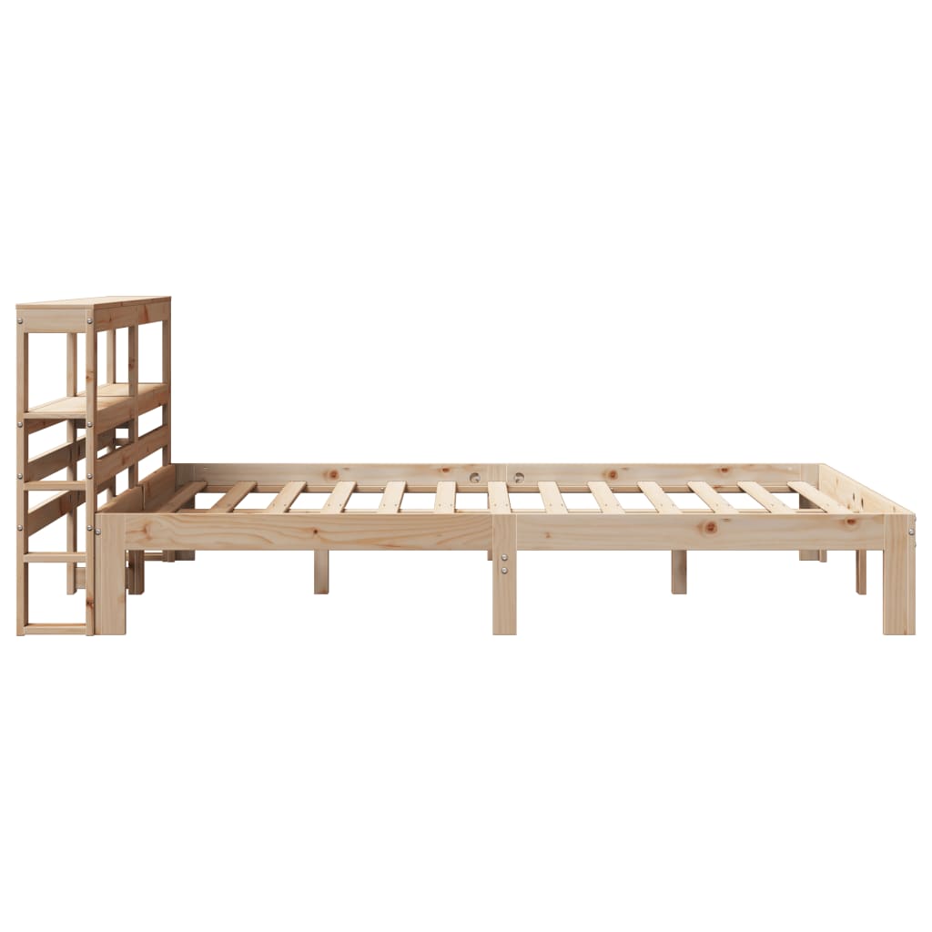 Okvir za krevet s uzglavljem 150 x 200 cm borovina