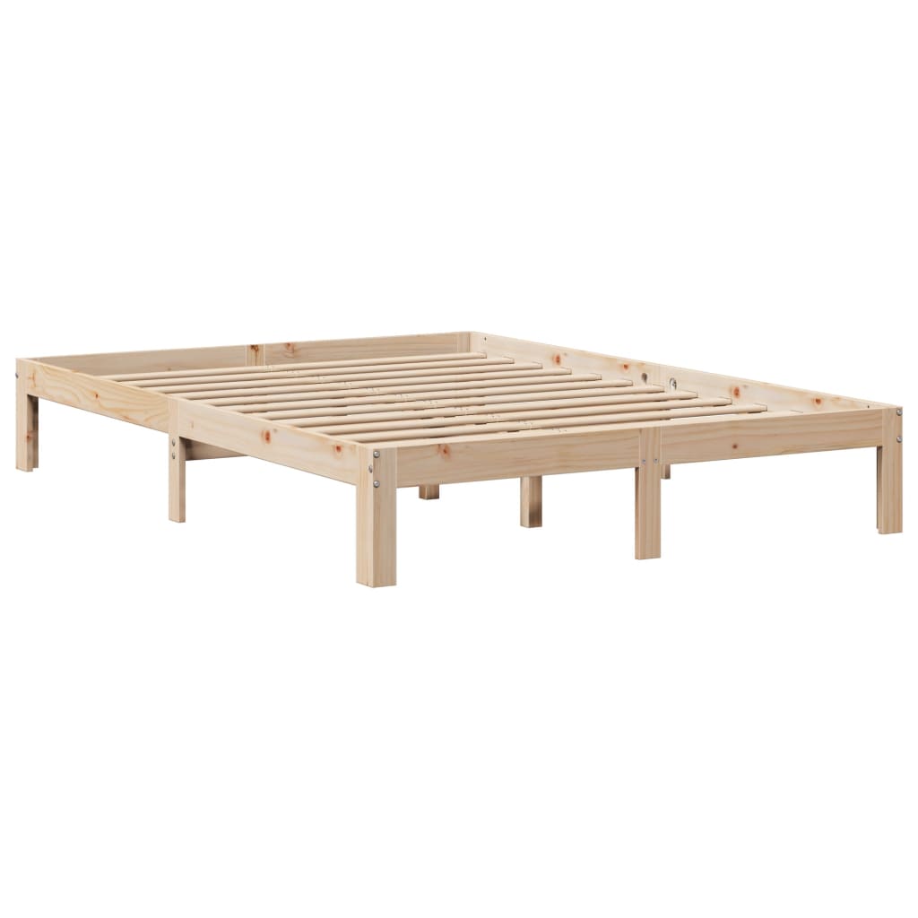 Okvir za krevet s uzglavljem 150 x 200 cm borovina