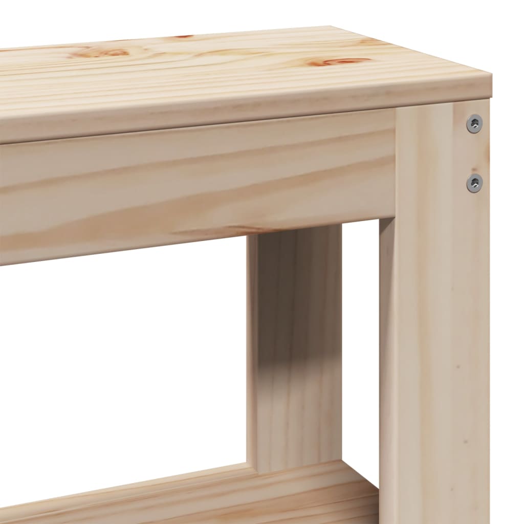 Okvir kreveta bez madraca 200 x 200 cm od masivne borovine